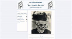 Desktop Screenshot of circulturaledonberetta.it